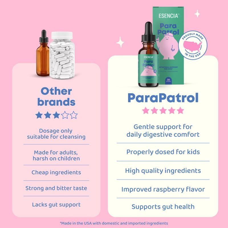 Esencia™ Limpiador intestinal líquido totalmente natural para niños 